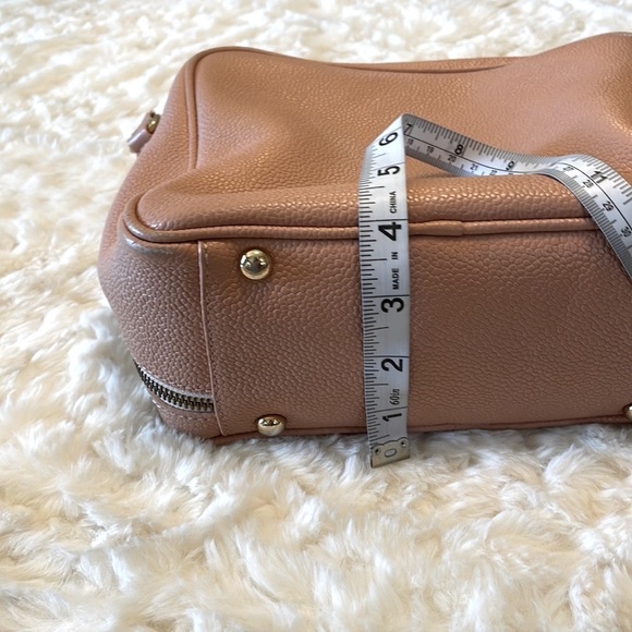 Vittoria Napoli crossbody / handbag Med lots space genuine leather peach rose - Picture 13 of 16